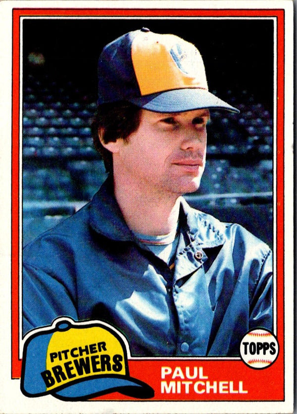 1981 Topps Paul Mitchell #449