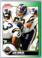1991 Score Leo Goeas #267