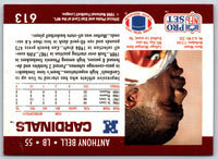 1990 Pro Set Anthony Bell #613