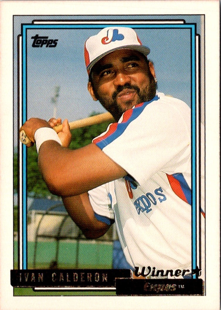 1992 Topps Ivan Calderon