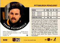 1990 Pro Set Frank Pietrangelo #509 Rookie