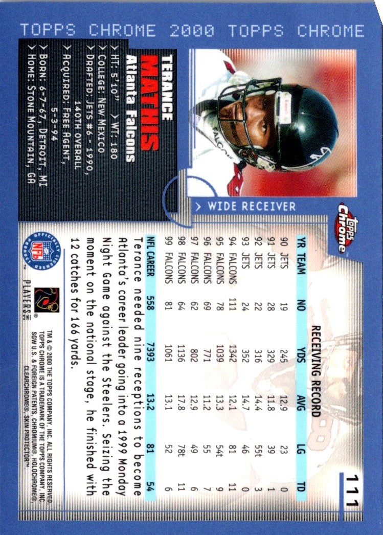2000 Topps Chrome Terance Mathis
