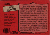1987 Topps Joe Klecko #136 NM+