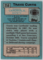 1988 Topps Travis Curtis #258 Rookie