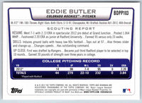 2012 Bowman Eddie Butler #BDPP103