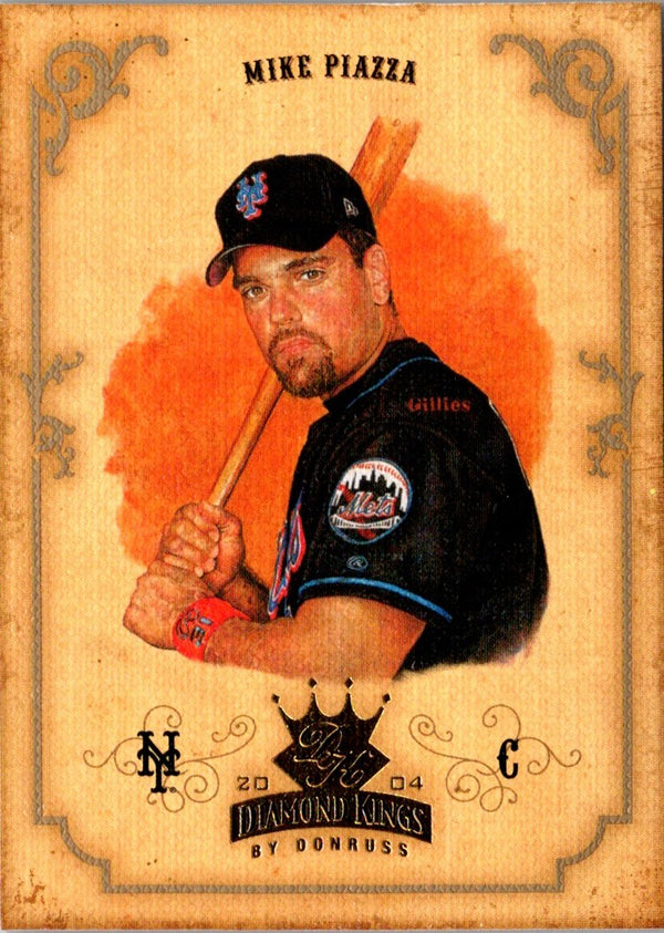 2004 Donruss Diamond Kings Mike Piazza #50