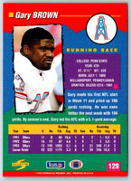 1994 Score Gary Brown #129