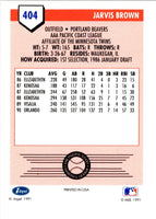 1991 Line Drive AAA Jarvis Brown #404