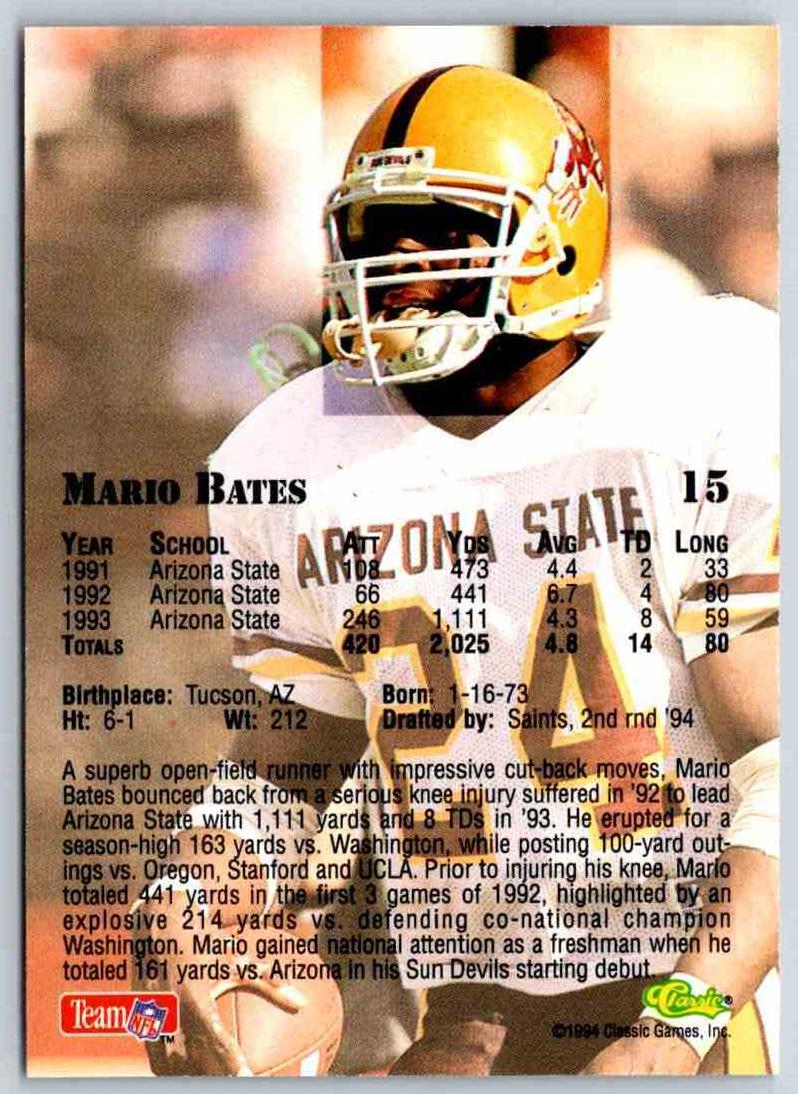 1998 Edge Mario Bates