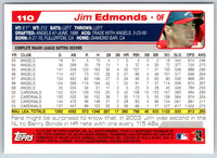 2004 Topps Opening Day Jim Edmonds #110