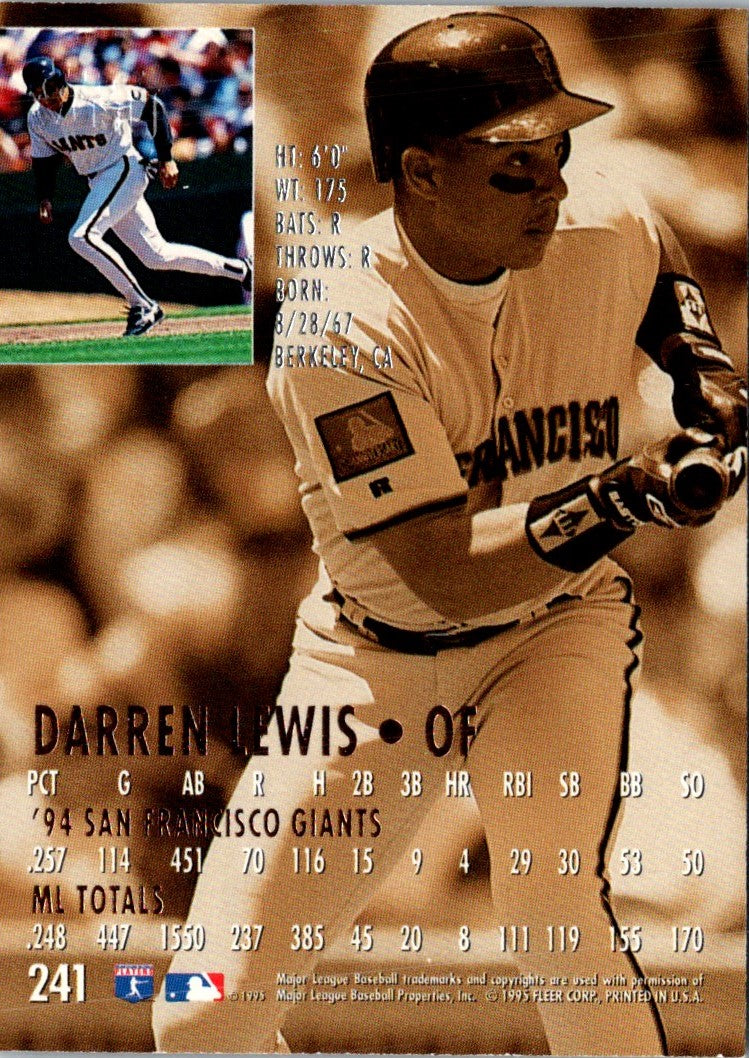 1995 Ultra Darren Lewis