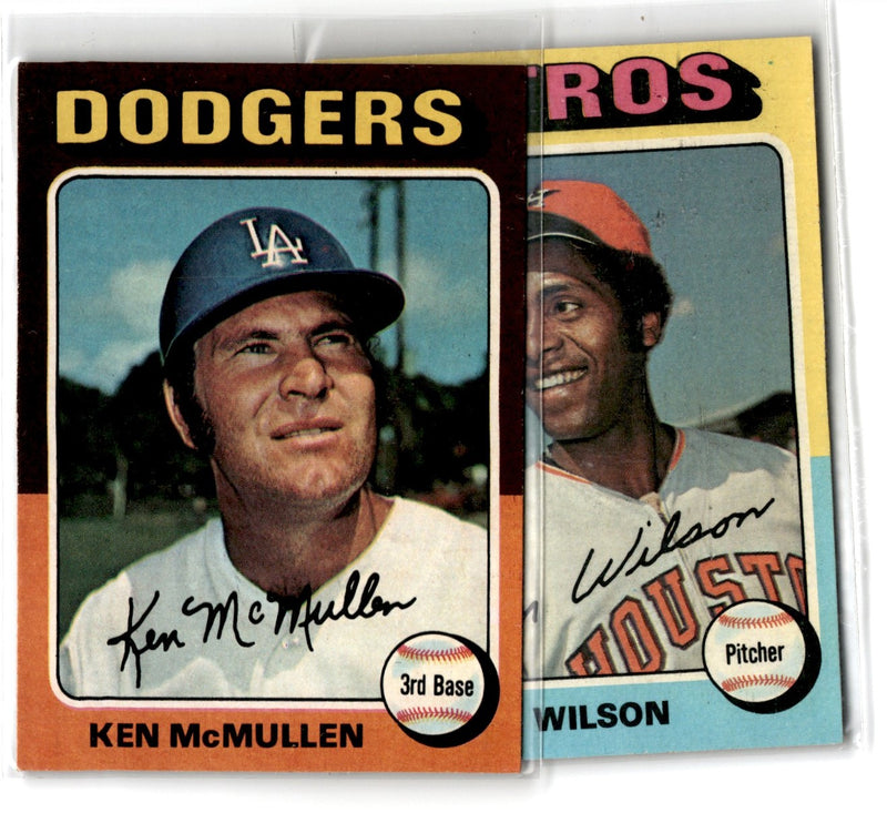 1975 Topps Rene Lachemann/Johnny Odom/Skip Lockwood/Jim Hunter