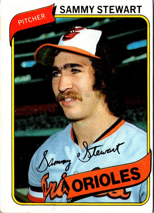 1980 Topps Sammy Stewart #119