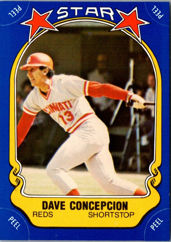 1981 Fleer Star Stickers Dave Concepcion #101