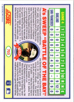1990 Score World Series Game 4 #703
