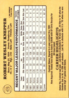 1985 Donruss Bob Knepper #476