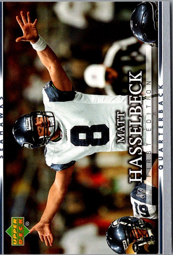 2007 Upper Deck First Edition Matt Hasselbeck #89