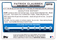 2012 Bowman Draft Picks & Prospects Chrome Patrick Claussen #BDPP156