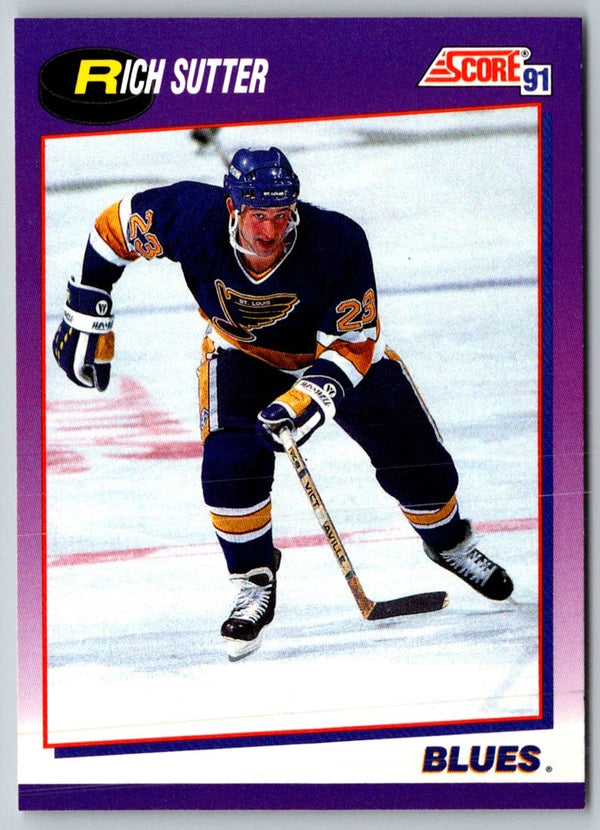 1991 Score American Rich Sutter #63