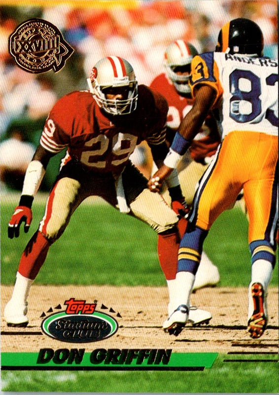 1993 Stadium Club Super Teams Bowl Don Griffin #391
