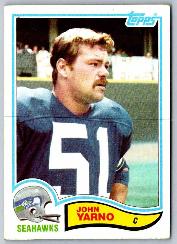 1982 Topps John Yarno #254