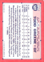 1991 Topps Traded Todd Greene #50T Rookie