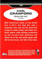 2011 Topps Lineage Carl Crawford #79