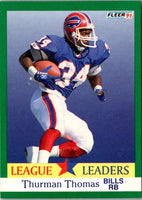 1991 Fleer Thurman Thomas #417