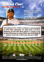 2017 Stadium Club Nelson Cruz #4