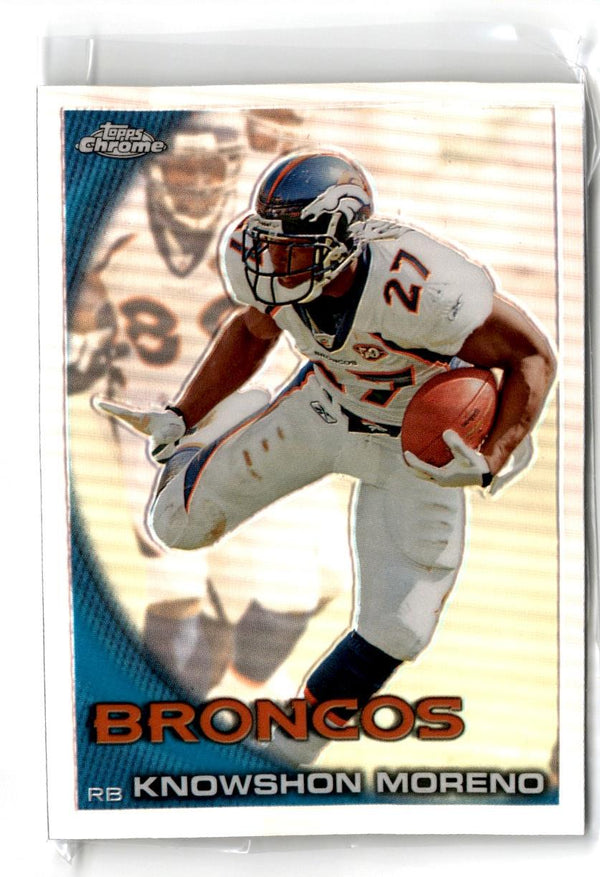 2010 Topps Chrome Knowshon Moreno #C83 Refractor