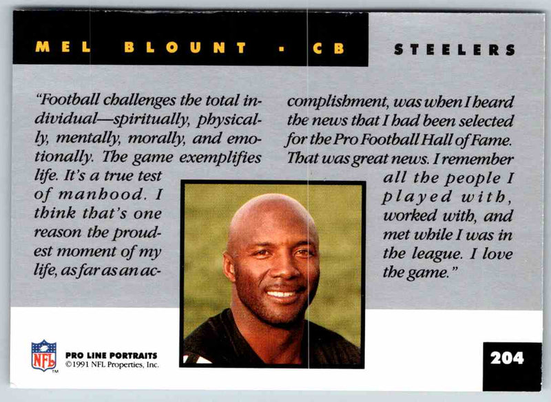 1991 ProLine Mel Blount