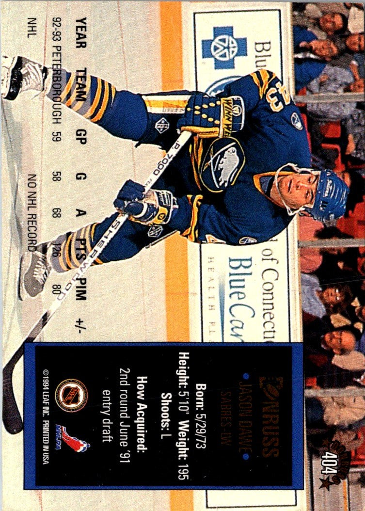 1993 Donruss Jason Dawe