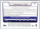 2012 Bowman Christian Friedrich