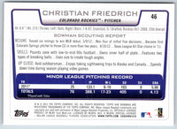 2012 Bowman Christian Friedrich #46