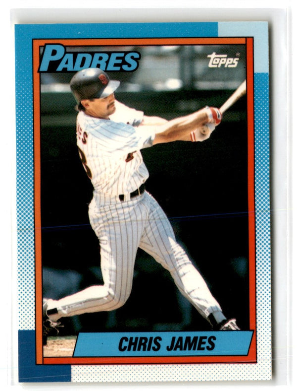 1990 Topps Tiffany Chris James #178