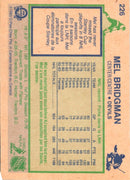 1983 O-Pee-Chee Mel Bridgman