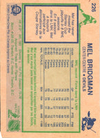 1983 O-Pee-Chee Mel Bridgman #226