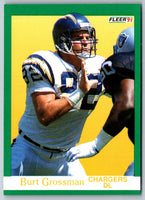 1991 Fleer Burt Grossman #175