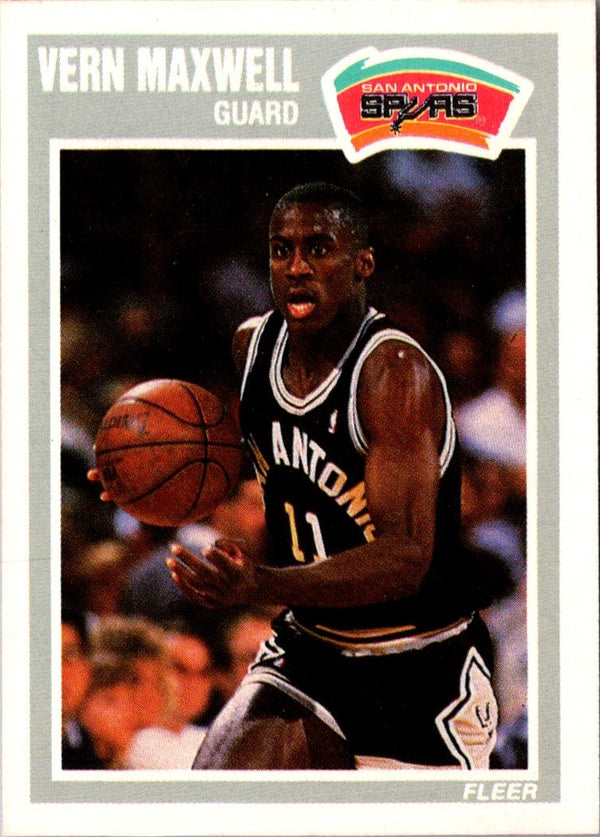 1989 Fleer Vern Maxwell #144 Rookie