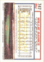 1992 Topps Willie Banks #747