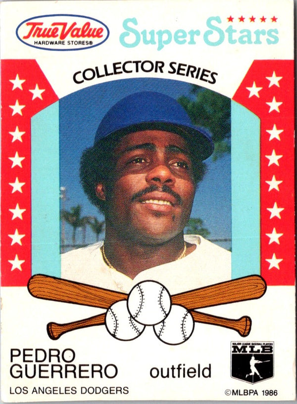 1986 True Value Pedro Guerrero #1