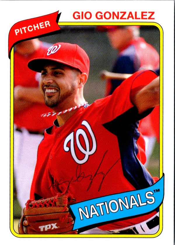 2012 Topps Archives Gio Gonzalez #115