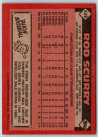 1986 Topps Rod Scurry #449