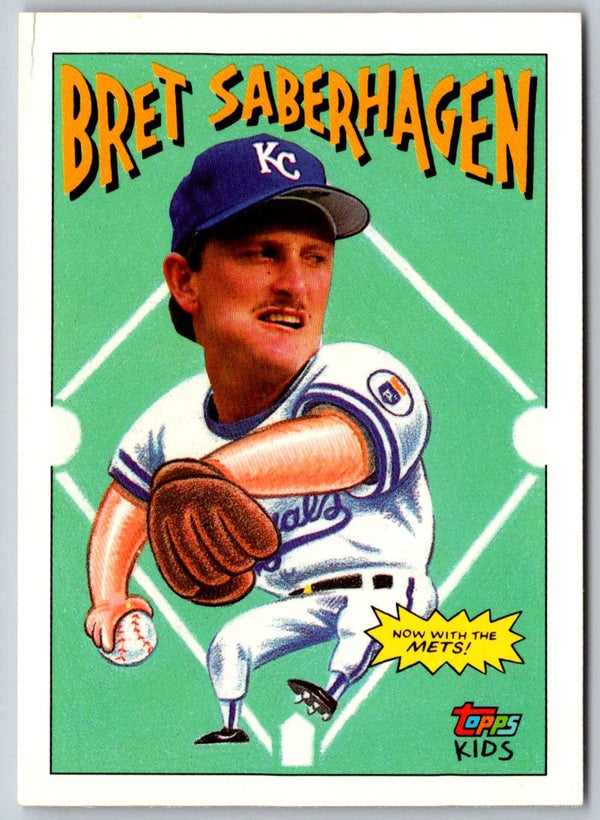 1992 Topps Kids Bret Saberhagen #107