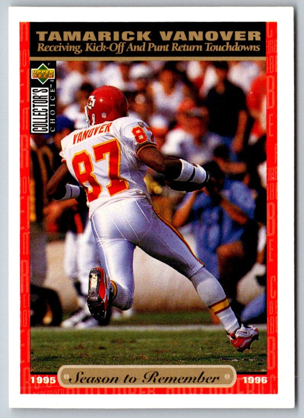 1996 Collector's Choice Season to Remember Blow-ups Tamarick Vanover #62