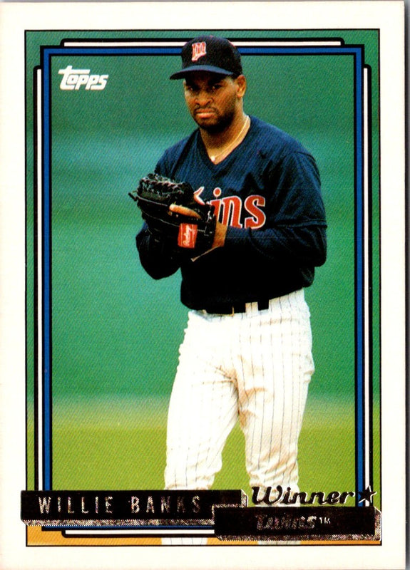 1992 Topps Willie Banks #747