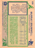 1983 O-Pee-Chee Murray Brumwell #228 Rookie