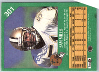 1991 Fleer Sam Mills #301