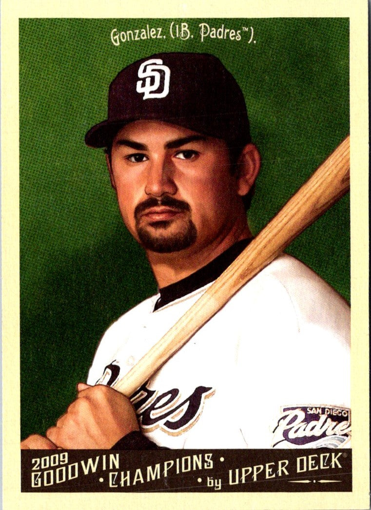 2009 Upper Deck Goodwin Champions Adrian Gonzalez