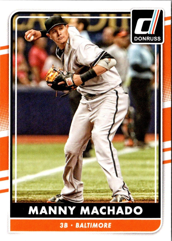 2016 Donruss Manny Machado #72